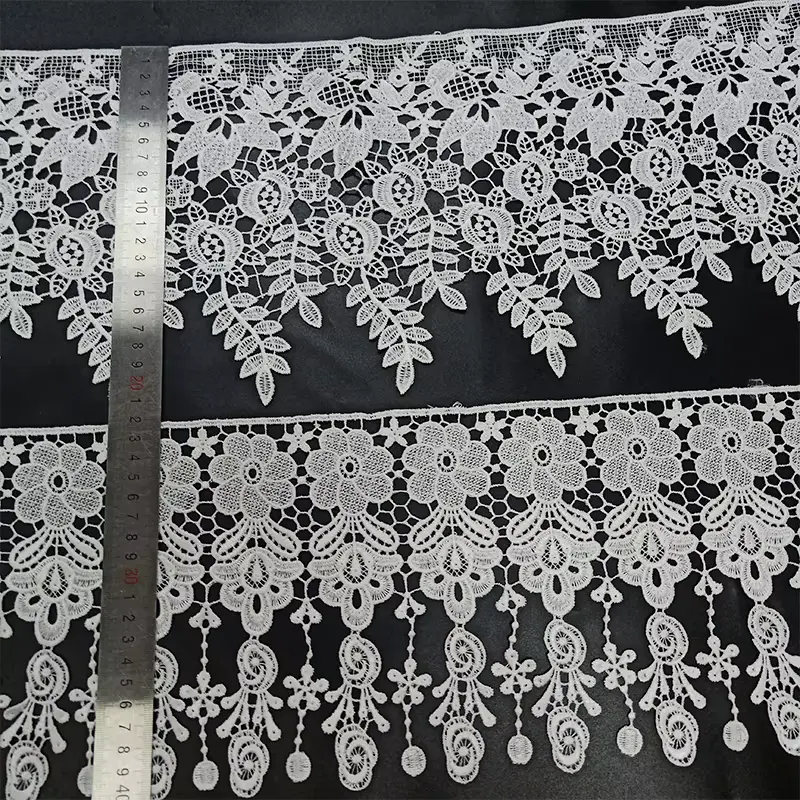 Wholesale Classic Exquisite Mesh Polyester Embroidered Lace For Women S Clothing