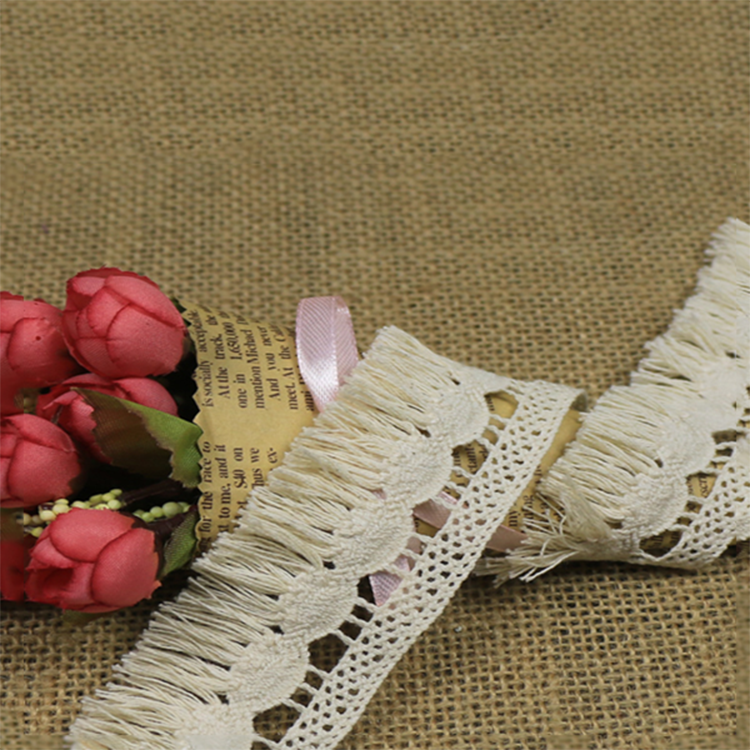 Pakyawan 3.5cm estilo 100% cotton polish crochet cotton fringe lace trim, cotton eyelet lace trim